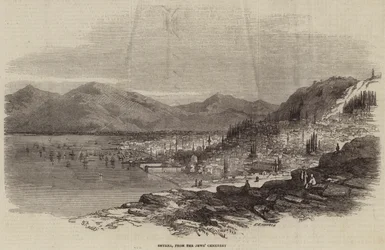 Smyrna, vom jüdischen Friedhof aus